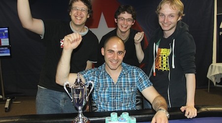 Me (UKIPT Edinburgh Champion), Max Silver (UKIPT Dublin Champion), David Vamplew (EPT London Champion), Andrew Ferguson (Future ___ Champion)